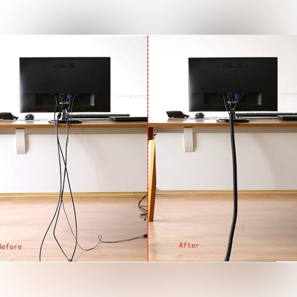 ⭐️ 25 ft, 1/2 Inch Cord Protector | Protects Cord From Animals | Organizes Cords - Picture 2 of 4